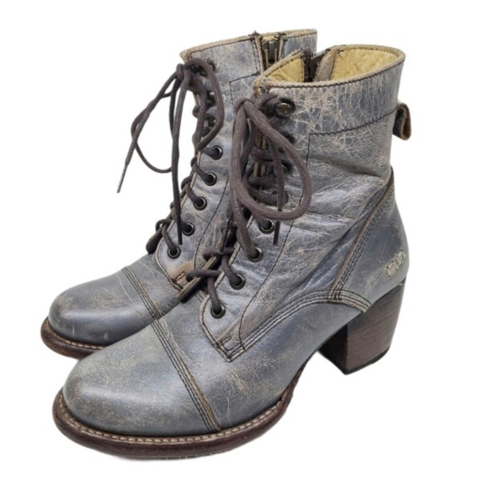 Bed Stu “Judgement” Lace Up Boot - Grey Smoke